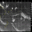Инфракрасный снимок Тихого океана (юго-восток)