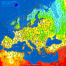 Температура воздуха сейчас в Европе